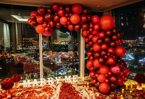 Toronto Proposal Package - "Will You Marry Me" Customizable Balloon Arch!