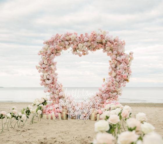 The Floral Heart + Photoshoot Toronto Proposal Package