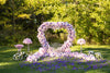 Will You Marry Me Floral Heart Arch - Toronto Proposal Package